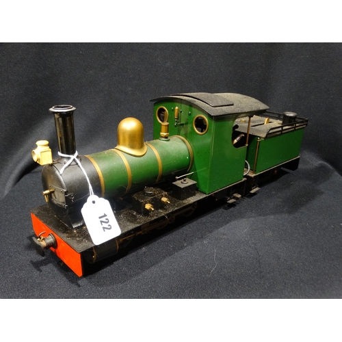 122 - A Cheddar Models Ltd 1 Gauge Steam Locomotive & Tender
Model Train