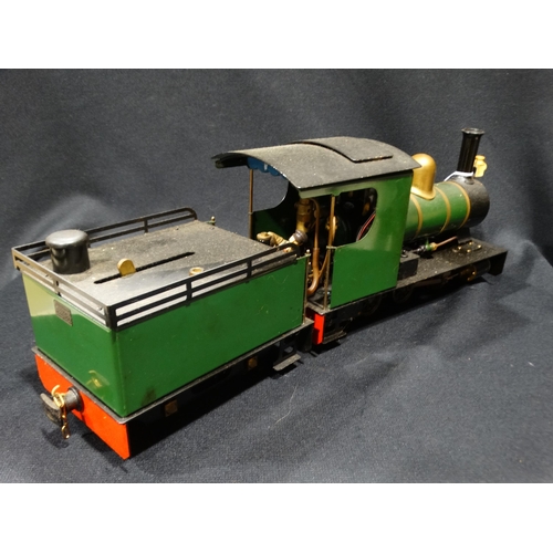 122 - A Cheddar Models Ltd 1 Gauge Steam Locomotive & Tender
Model Train