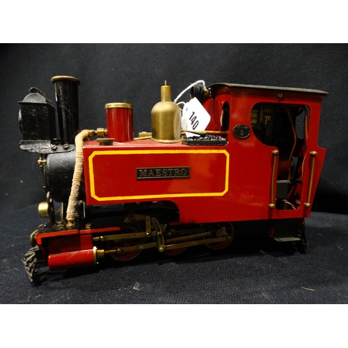 140 - A Live Steam Model Locomotive, 