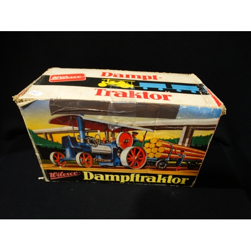 216 - A Boxed Wilesco Dampftraktor Model D40