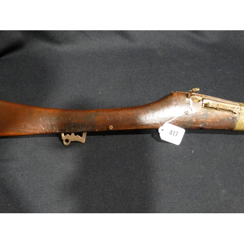 417 - A Torador Northern India Matchlock Musket