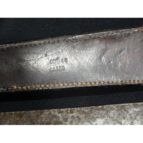 421 - A British World War II Square Tip Machete, Model Rs45