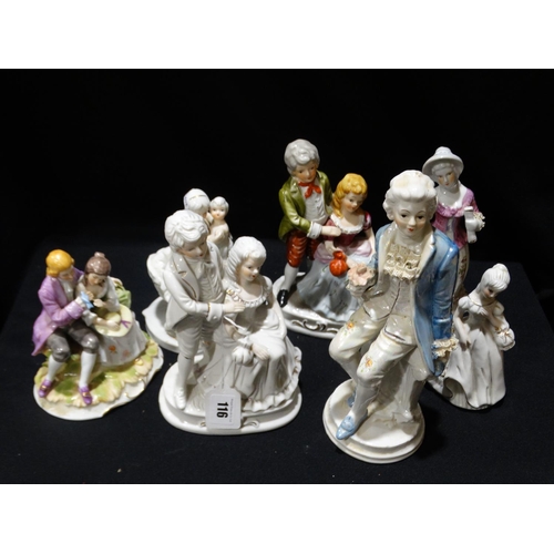 116 - A Group Of Ceramic Figurines