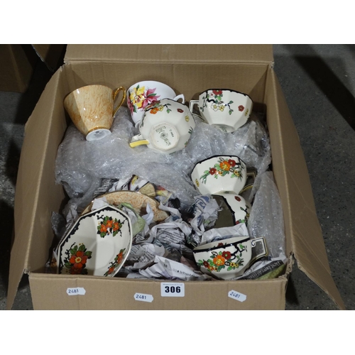 306 - A Box Of Various To Include Royal Doulton