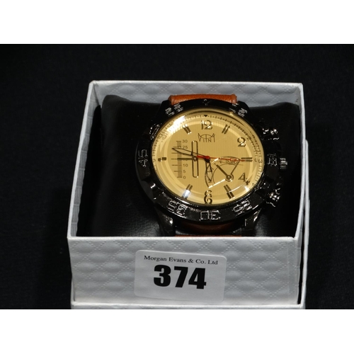 374 - A New And Boxed Gents Dress Watch