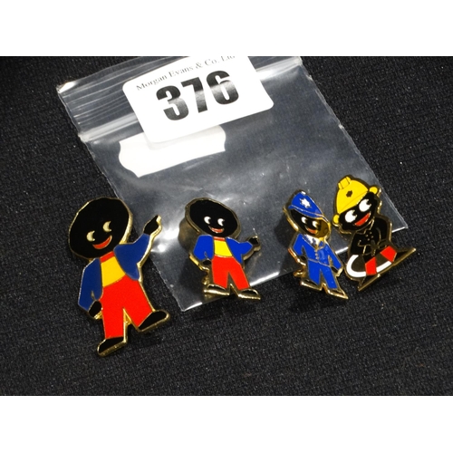 376 - Four Collectable Robertsons Jam Pin Badges