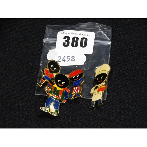 380 - Four Collectable Robertsons Jam Pin Badges