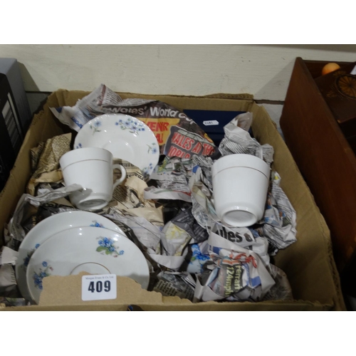 409 - A Box Of Tea Ware