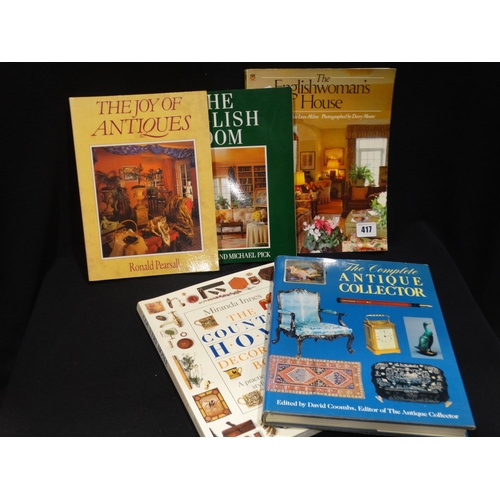 417 - A Parcel Of Antique And Interior Design Books