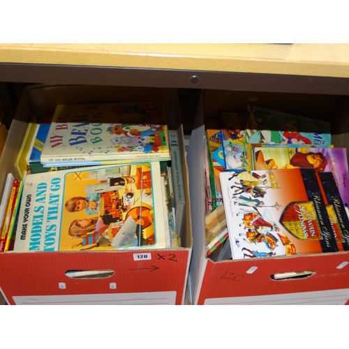 120 - Two Boxes Of Children`s Books