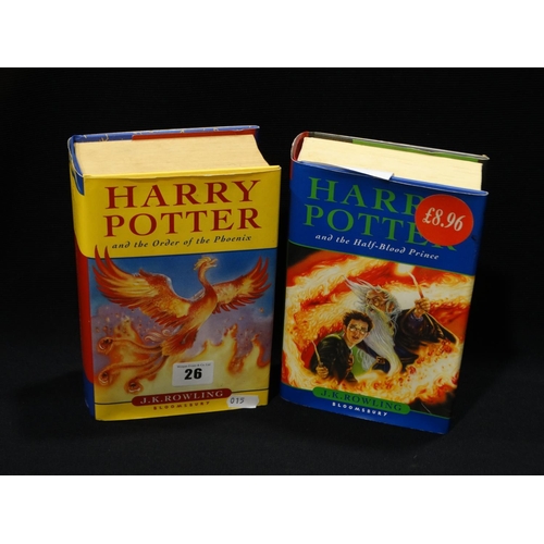 26 - Two First Edition Harry Potter Hardback Books