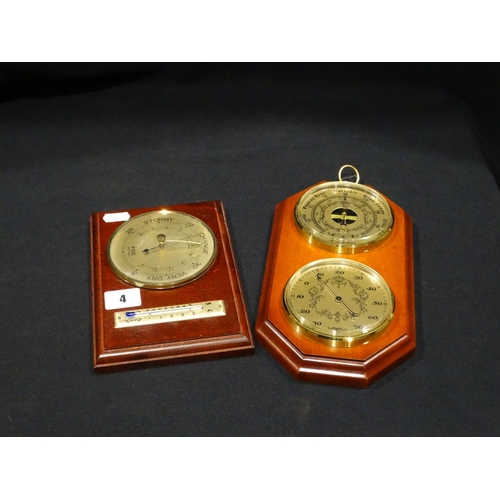 4 - Two Contemporary Wall Barometers