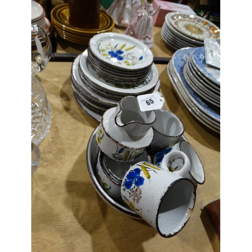 65 - A Qty Of Midwinter Stoneware Dinnerware