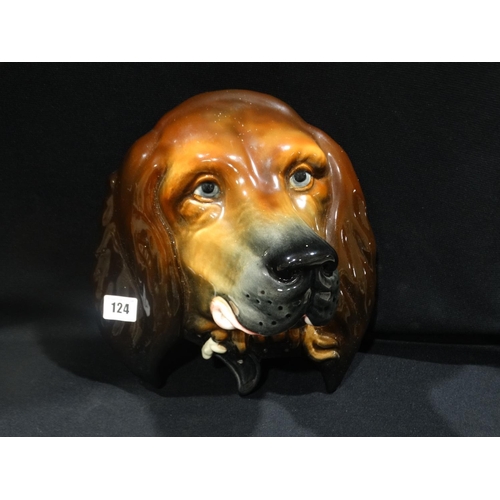 124 - A Beswick Wall Piece Modelled As A Spaniel, 668