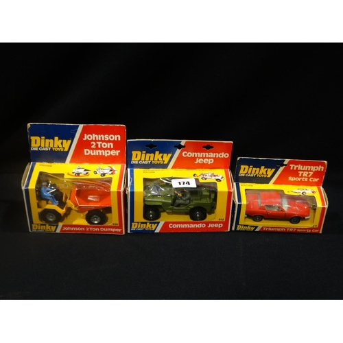 174 - Three Boxed Dinky Toys, 211, 612, 430