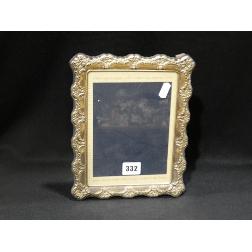 332 - A Silver Bordered Photograph Frame