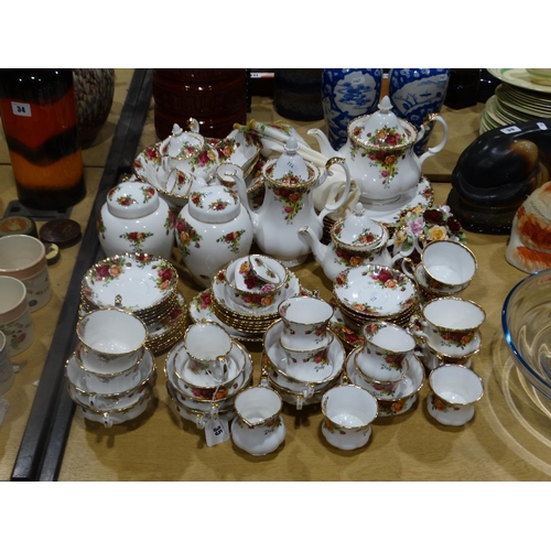 35 - An Extensive Collection Of Royal Albert 