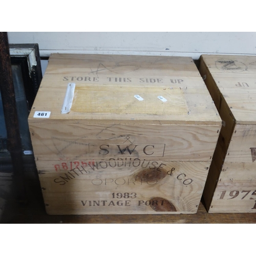 Vintage Wines. A Wooden Crate Of Twelve Bottles Of Smith Woodhouse & Co