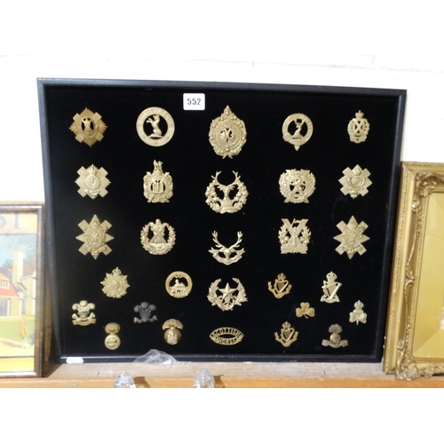 552 - A Collection Of Regimental Badges