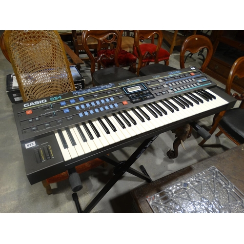 623 - A Retro Casio CZ-1 Synthesizer & Stand