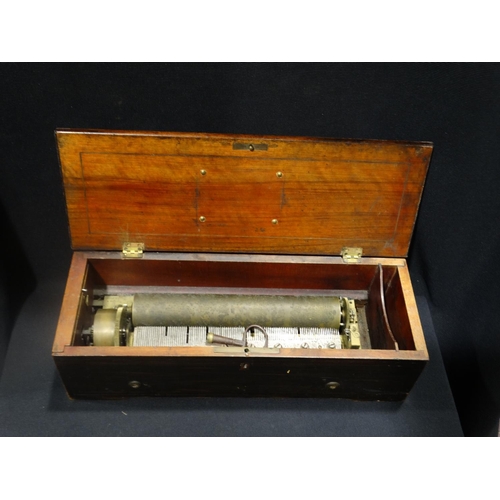 68 - A Swiss Cylinder Music Box (Af)