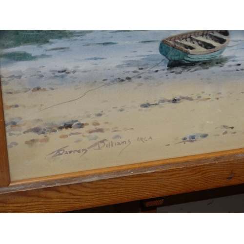 532 - Warren Williams Arca, Watercolour, View Of Nefyn Bay, Signed, 13 X 20