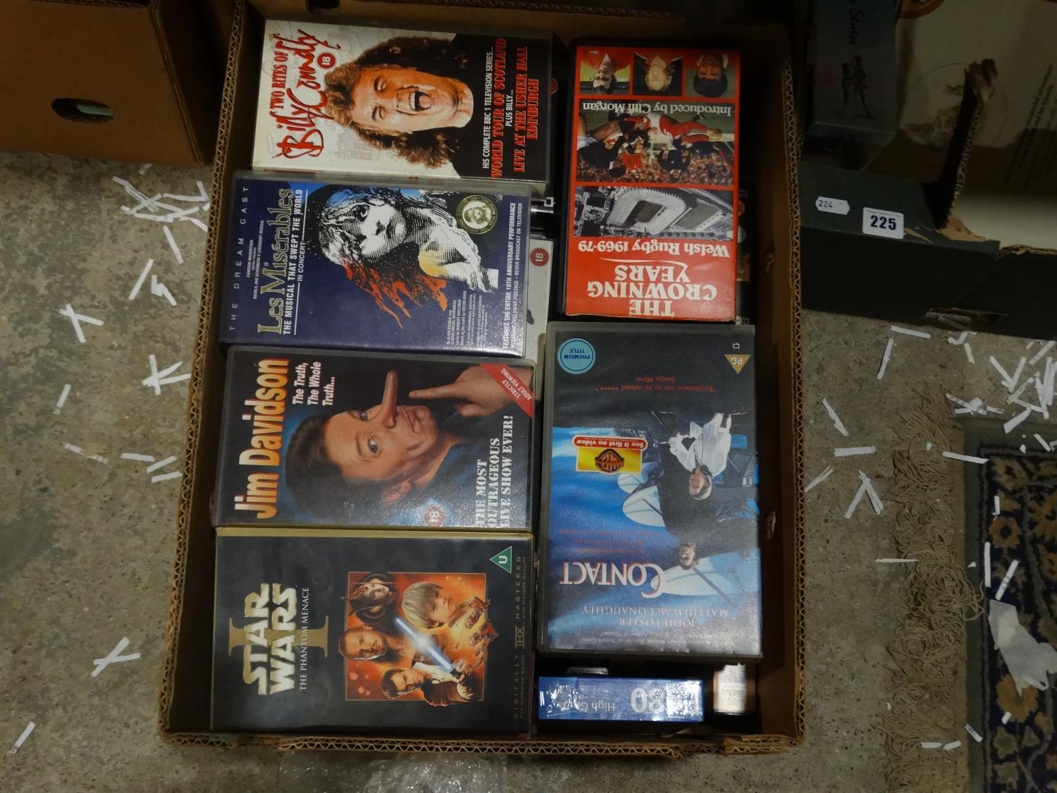 A Box Of VHS Videos