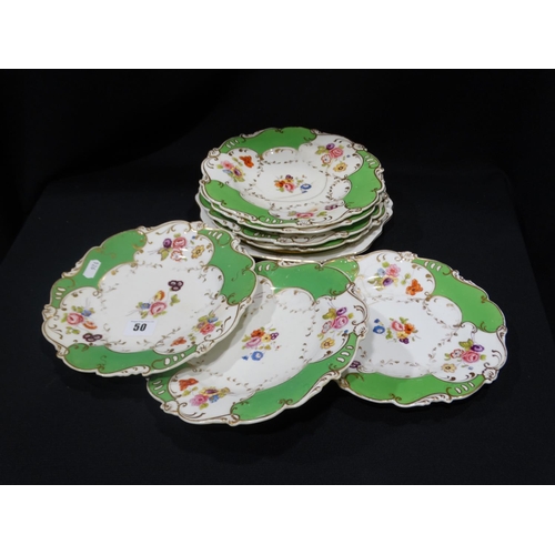 50 - A Group Of Victorian Circular Plates