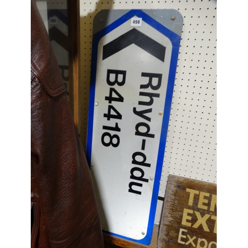 A Vintage Road Sign