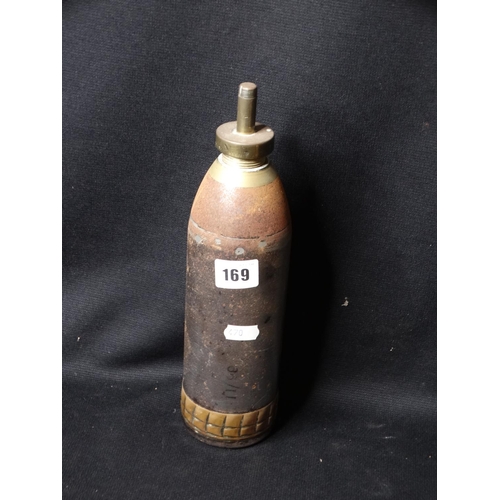 169 - An Inert Artillery Shell Dated 11/99