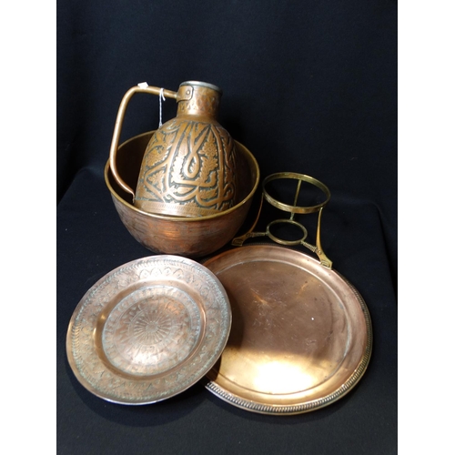 183 - A Qty Of Copper Ware