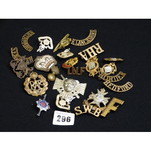 296 - A Collection Of Military Badges