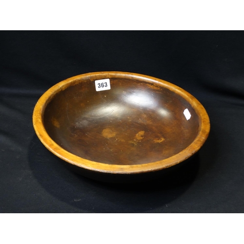 363 - An Antique Dairy Bowl, 12