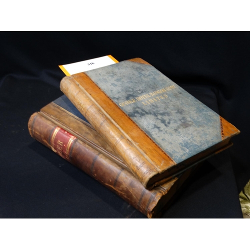 376 - Antiquarian Book An Antique Cash Book For George Hotel, Bangor Co Ltd, Together With An Antique Ledg... 