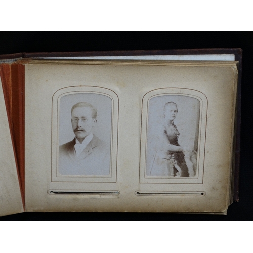 45 - Two Early 20thc Photograph Albums Retaining Cards