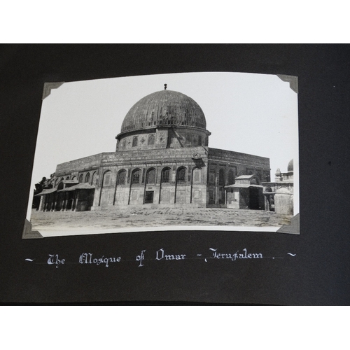 50 - Militaria, A Unique Photograph Album Centred Around The RAF Station At Amman With Many Ariel Views O... 