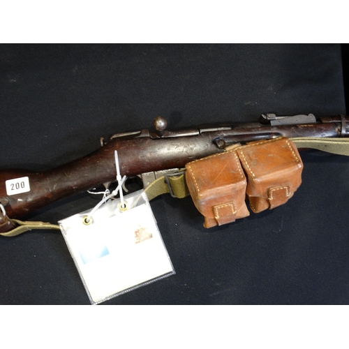 200 - A Nagant Bolt Action Rifle With Deactivation Certificate