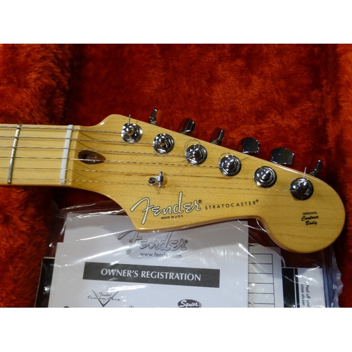 404 - An Excellent American Standard Fender Stratocaster 2016 With Fully Lined & Fitted Fender Hard Case &... 