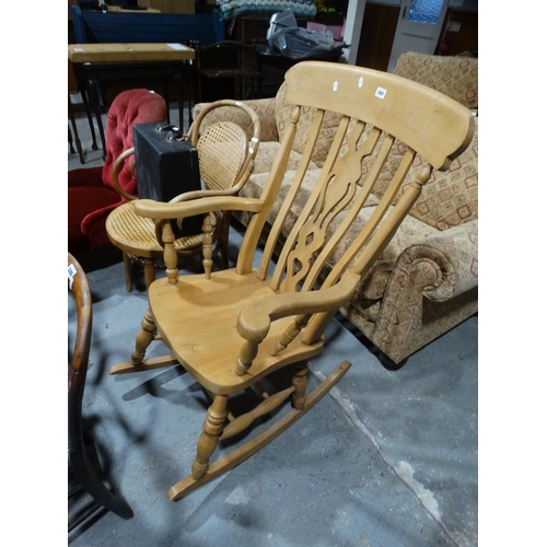 A Windsor Style Rocking Chair