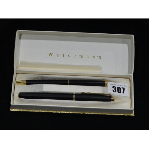 A Boxed Waterman Pen & Pencil Set