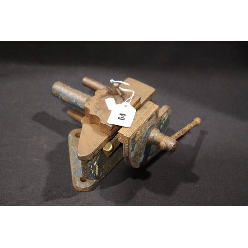 A Vintage Engineers Bench Vice