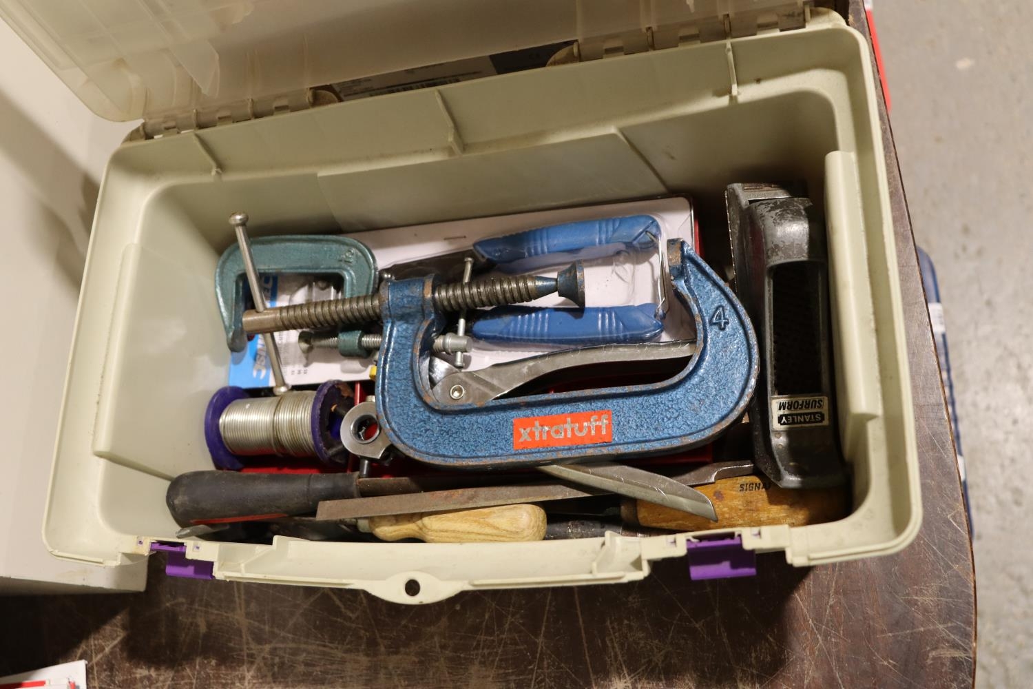 A Tool Box & Contents
