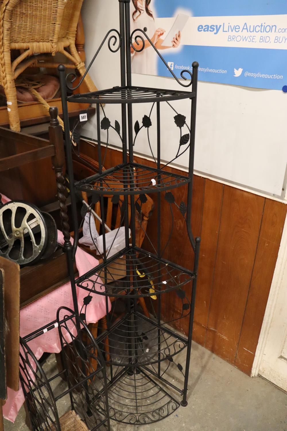 Two Metal Work Stands