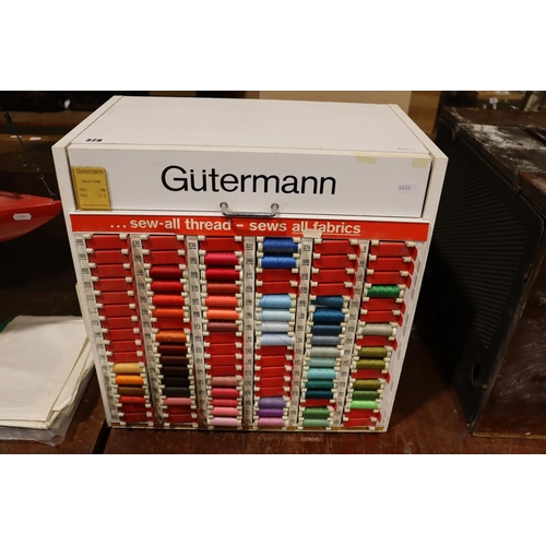 A Vintage Gutermann Sewing Thread Display Cabinet