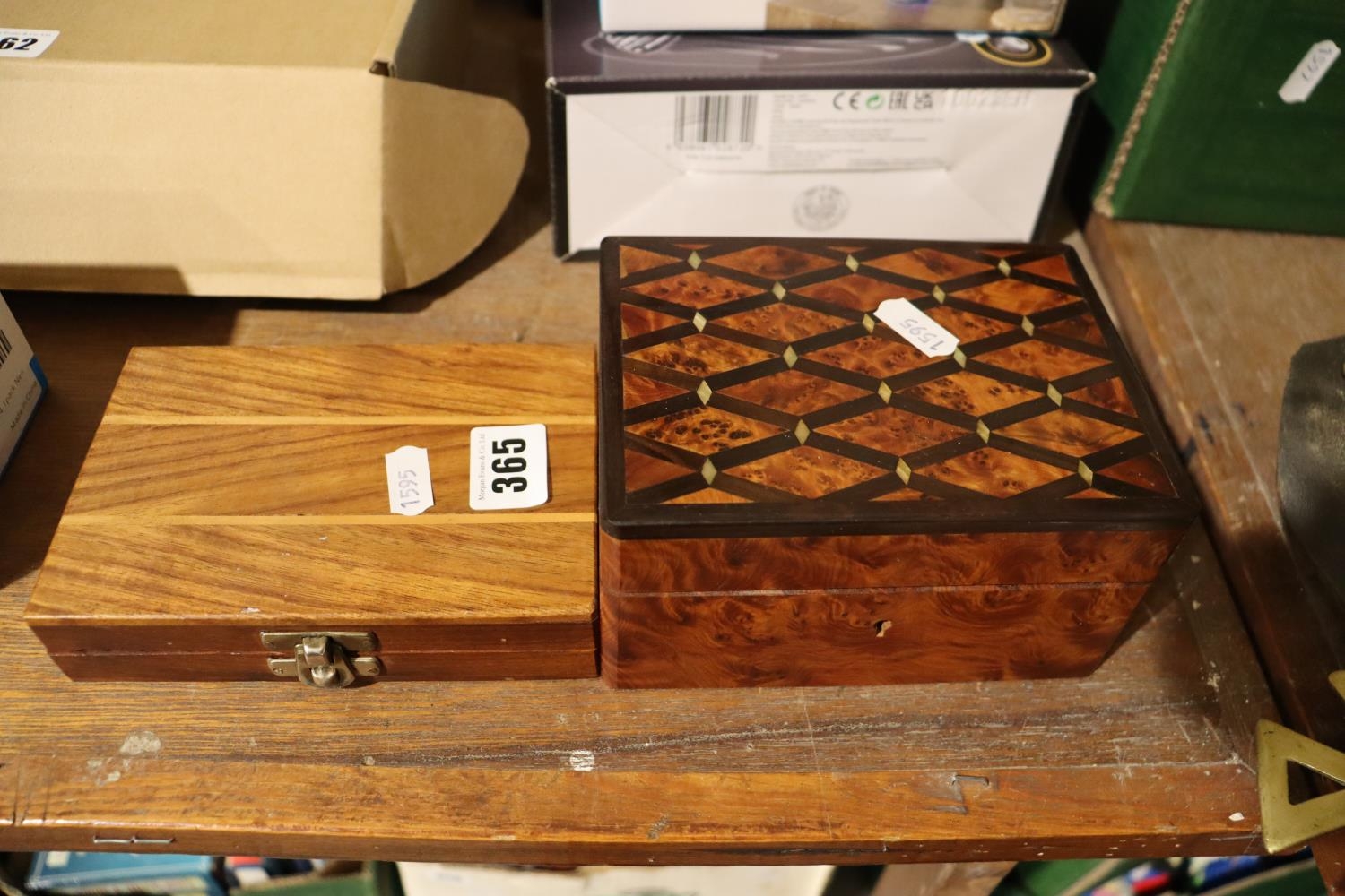 Two Collectable Wooden Boxes