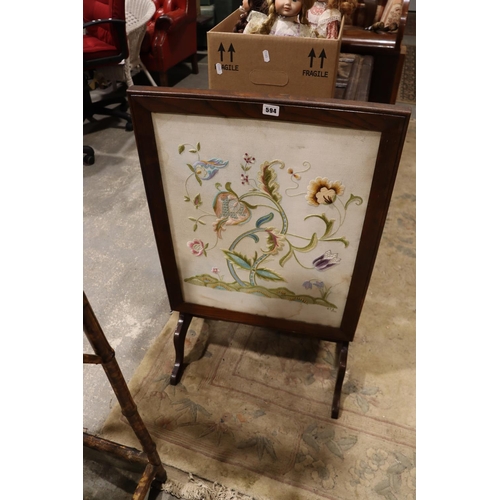 A Tapestry Top Folding Table