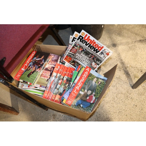 A Box Of Football Programmes