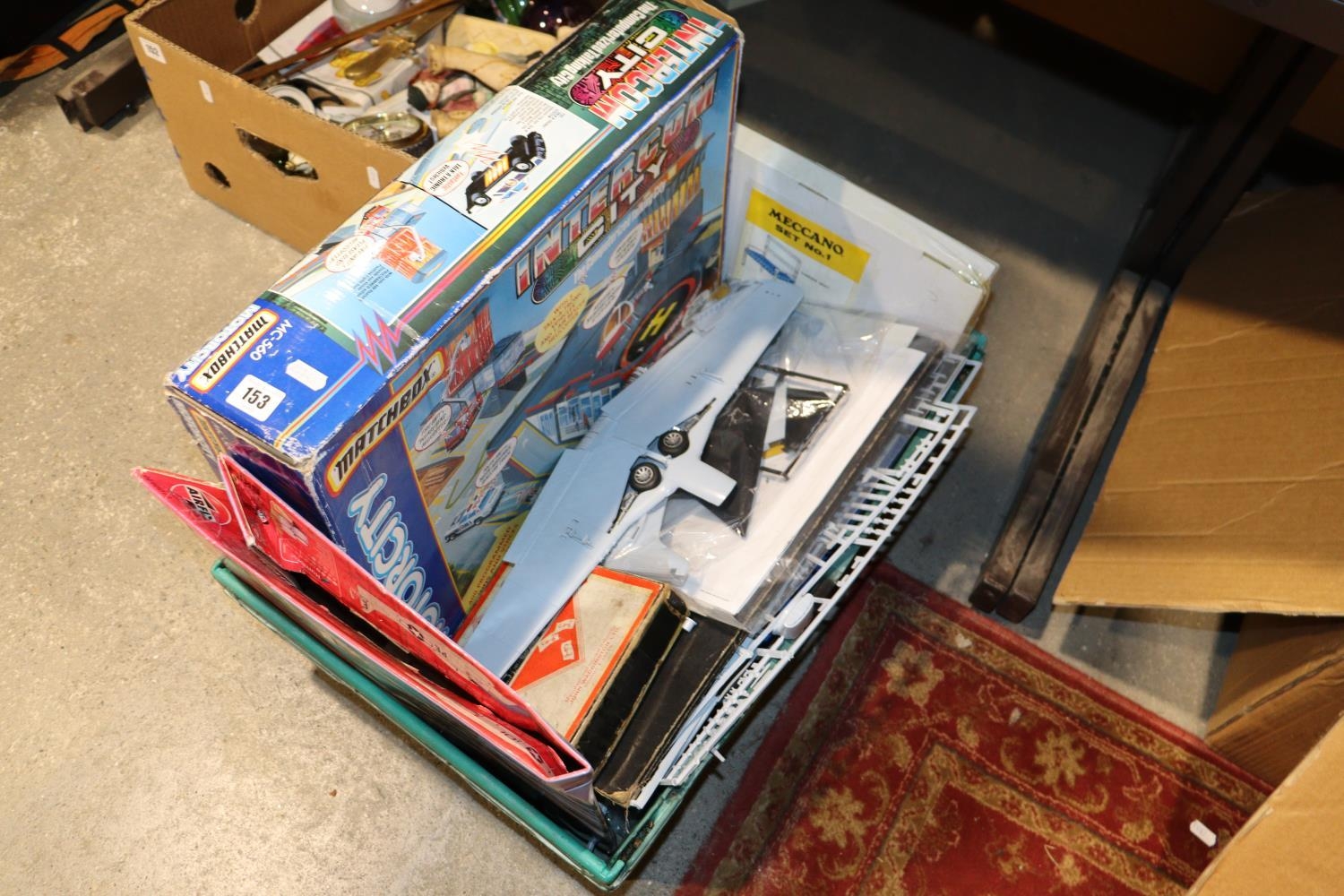 A BOX OF MODEL KITS