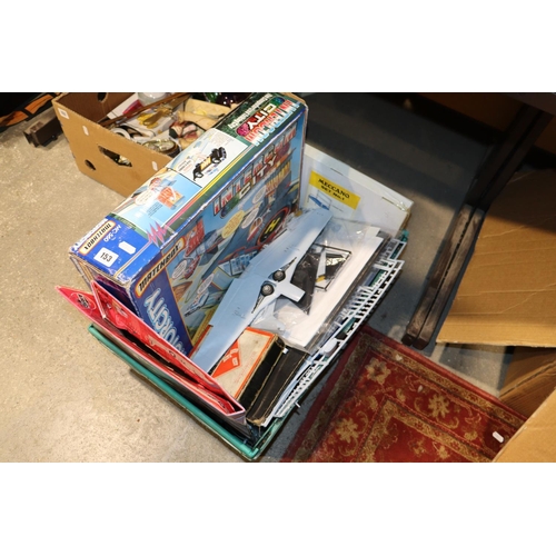 A BOX OF MODEL KITS