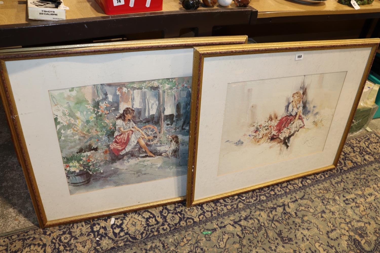 TWO FRAMED GORDON KING PRINTS